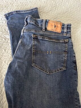 U.S. Polo Assn. Medium Blue Straight Leg Jeans